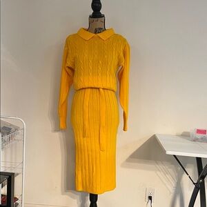 Sam & Max Yellow Knit Apparel